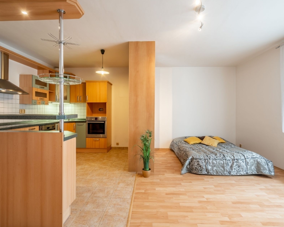 Prodej byt 1+kk, 46m2, Praha - Hostivař